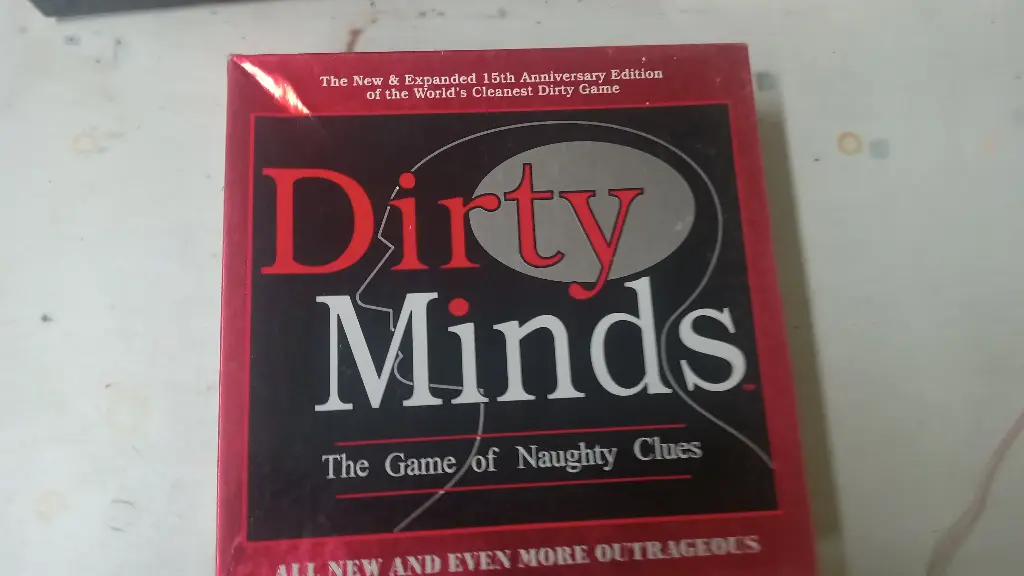 Dirty Minds Board Adult Games The Game of Naughty Clues Couples Party