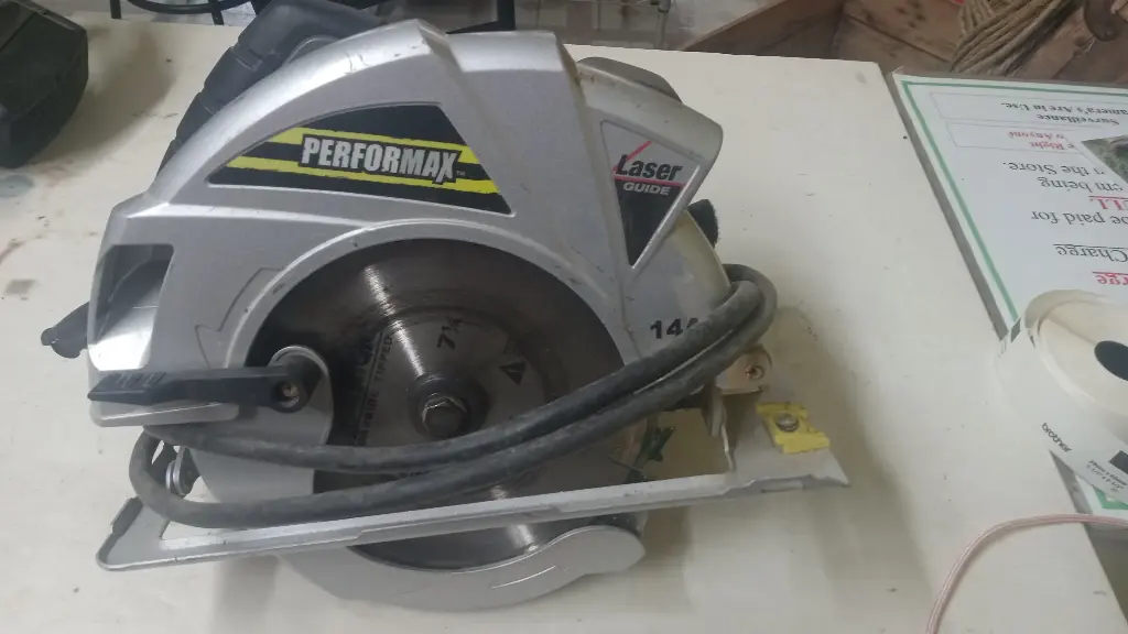 Performax circular saw with laser guide