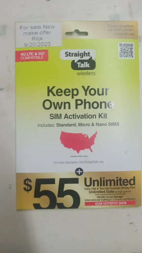 Straight talk card