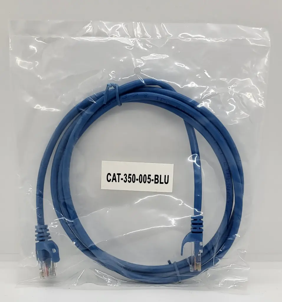 Cat 5 Lan Cord 5' Foot Blue Cable
