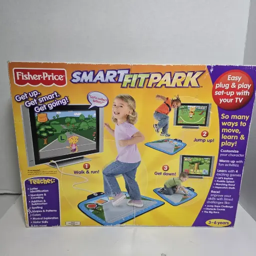 Fisher Price Smart Fit Park Plug N Play Exercise for Kids Age 3-6 2009 P4494