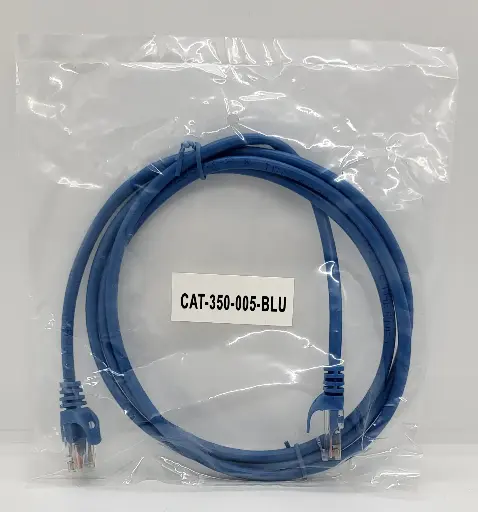 Cat 5 Lan Cord 5' Foot Blue Cable