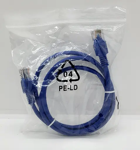 Cat 5 Lan Cord 3' Foot Blue